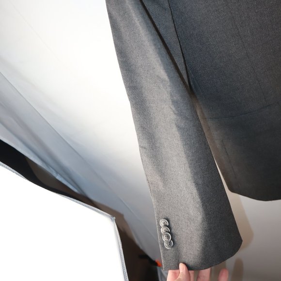 Ben Sherman Hanwll Grey Stretch Two-Button Suit Jacket Blazer Men's Size 42R-NWT - Picture 4 of 16